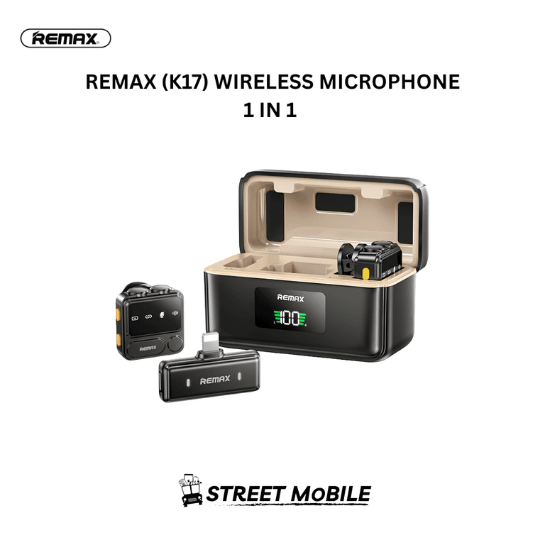 REMAX K17 WIRELESS MICROPHONE 1 IN 1 TYPE-C