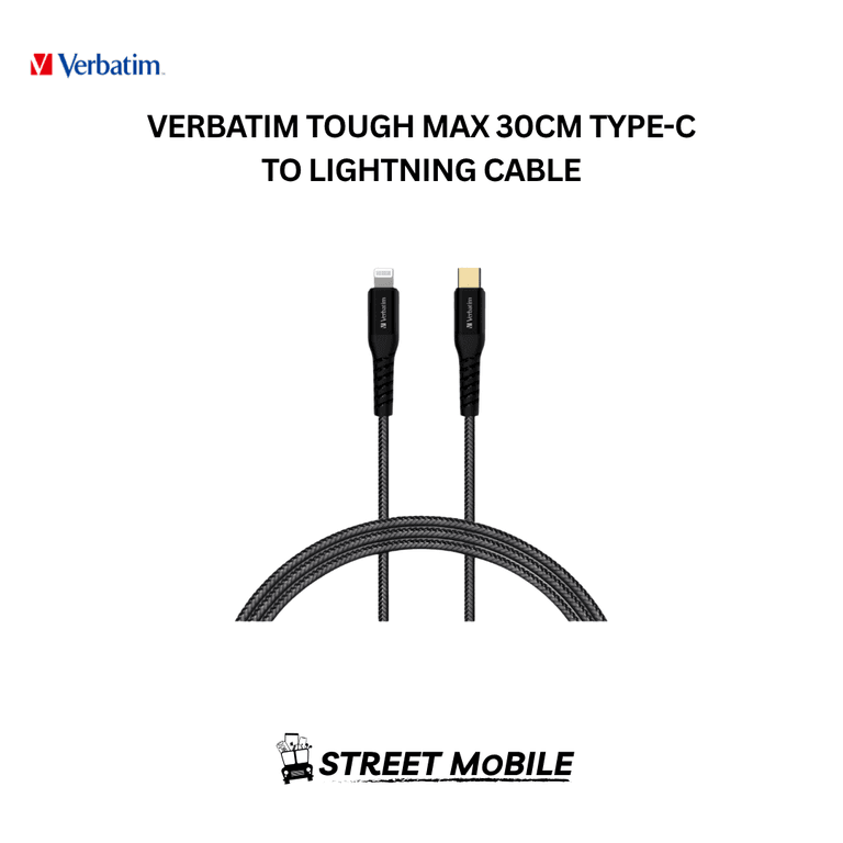 VERBATIM TOUGH MAX TYPE-C TO LIGHTNING CABLE