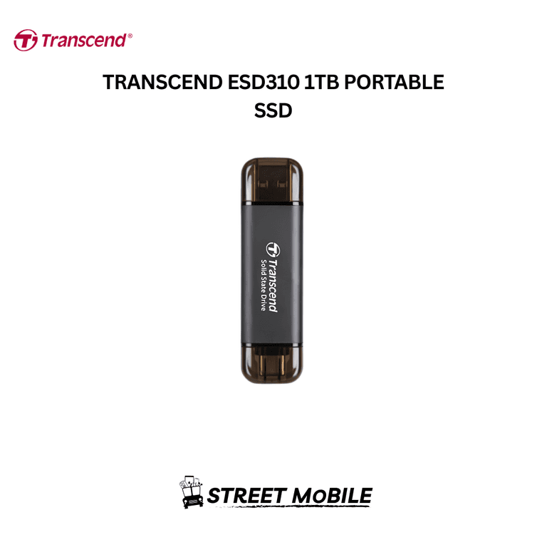TRANSCEND EDS310C PORTABLE SSD 1TB 1050MBS READ 950 WRITE