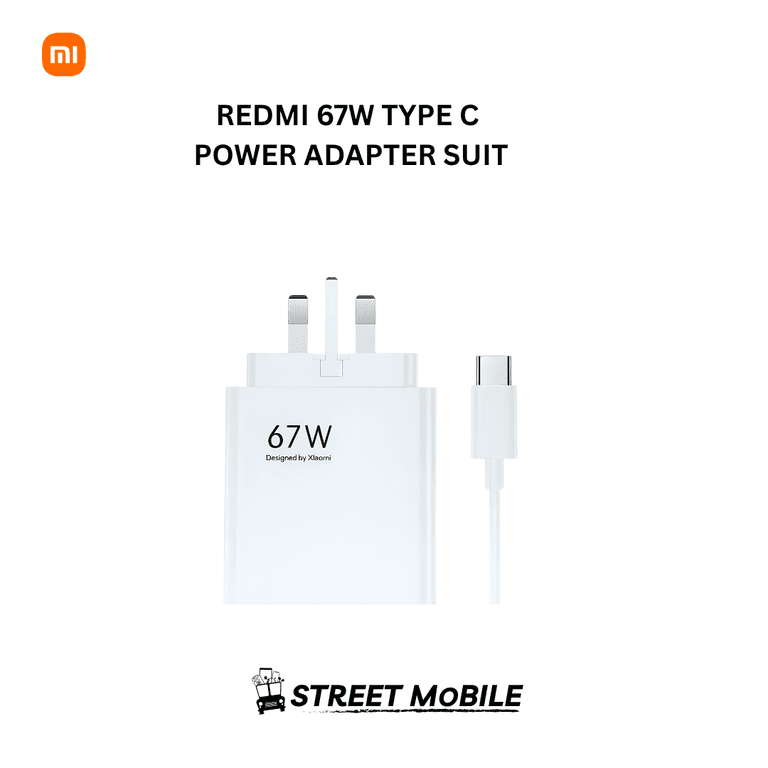REDMI MDY-12-ES 67W TYPE C POWER ADAPTER SUIT