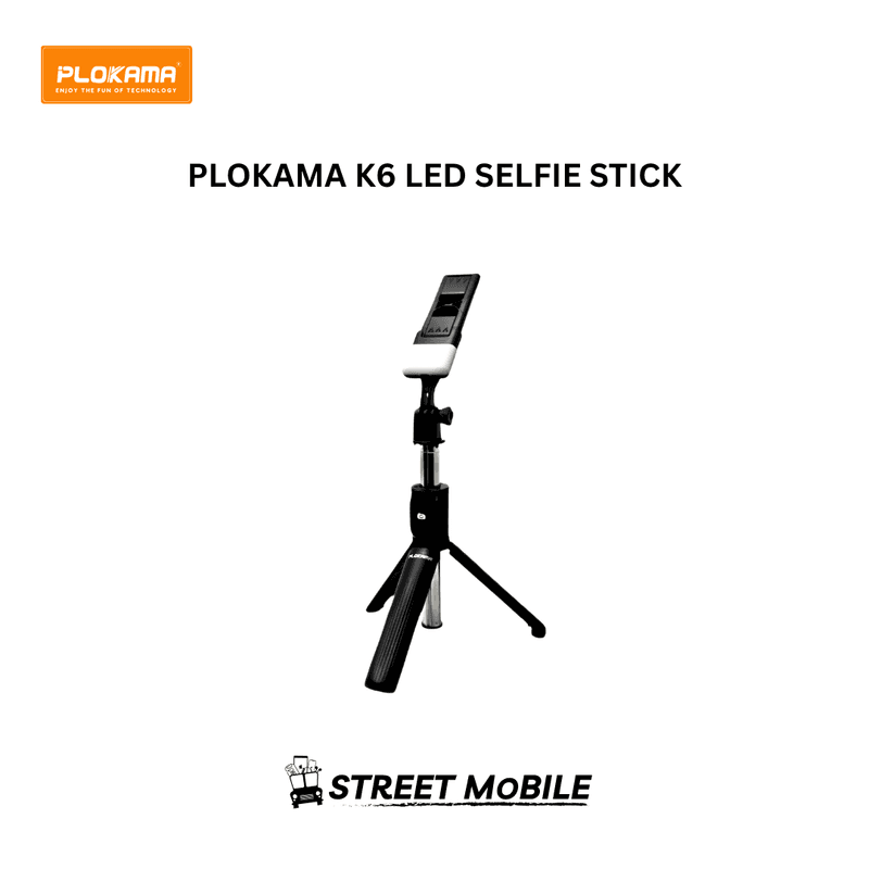 PLOKAMA K6 LED SELFIE STICK